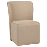 Jaelynn Tan Upholstered Parsons Dining Side Chair (Set of 2) from Coaster - Luna Furniture