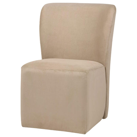 Jaelynn Tan Upholstered Parsons Dining Side Chair (Set of 2) from Coaster - Luna Furniture