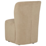 Jaelynn Tan Upholstered Parsons Dining Side Chair (Set of 2) from Coaster - Luna Furniture