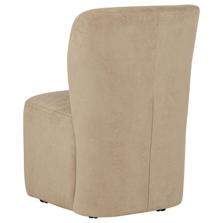 Jaelynn Tan Upholstered Parsons Dining Side Chair (Set of 2) from Coaster - Luna Furniture