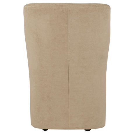Jaelynn Tan Upholstered Parsons Dining Side Chair (Set of 2) from Coaster - Luna Furniture