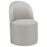 Aubrey Beige Upholstered Barrel Dining Side Chair, Set of 2 from Coaster - Luna Furniture