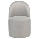 Aubrey Beige Upholstered Barrel Dining Side Chair, Set of 2 from Coaster - Luna Furniture