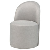 Aubrey Beige Upholstered Barrel Dining Side Chair, Set of 2 from Coaster - Luna Furniture