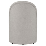 Aubrey Beige Upholstered Barrel Dining Side Chair, Set of 2 from Coaster - Luna Furniture
