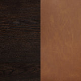 Tegan Cognac Faux Leather Upholstered Counter Height Chair, Set of 2 from Coaster - Luna Furniture