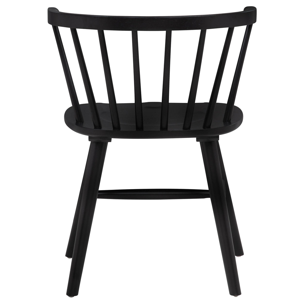 Jeffries Black Windsor Wood Dining Side Chair, Set of 2 from Coaster - Luna Furniture