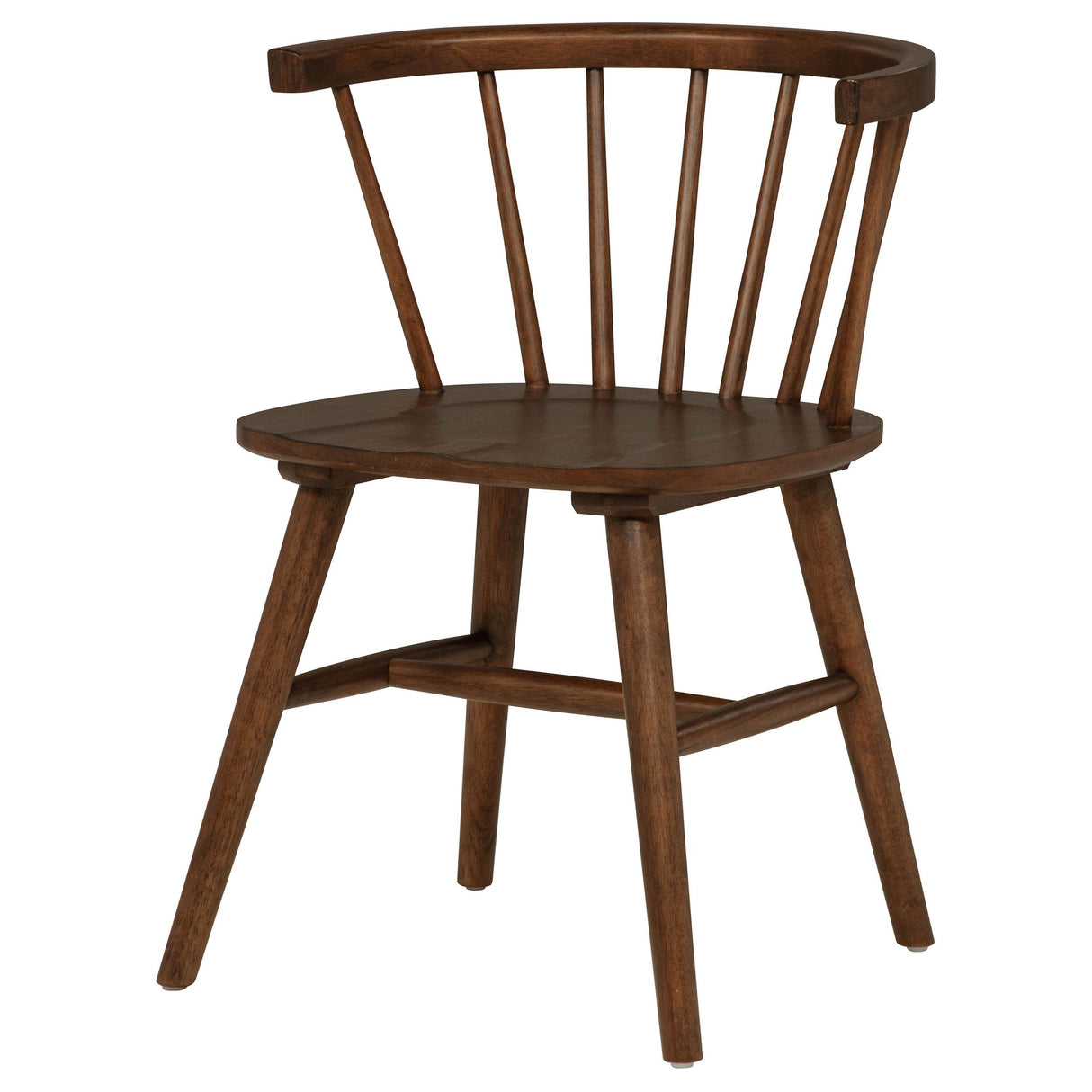Jeffries Walnut Windsor Wood Dining Side Chair, Set of 2 from Coaster - Luna Furniture