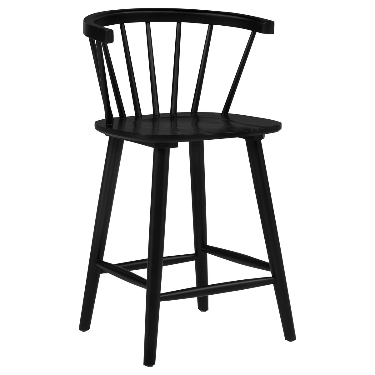 Jeffries Black Counter Height Chair, Set of 2 from Coaster - Luna Furniture