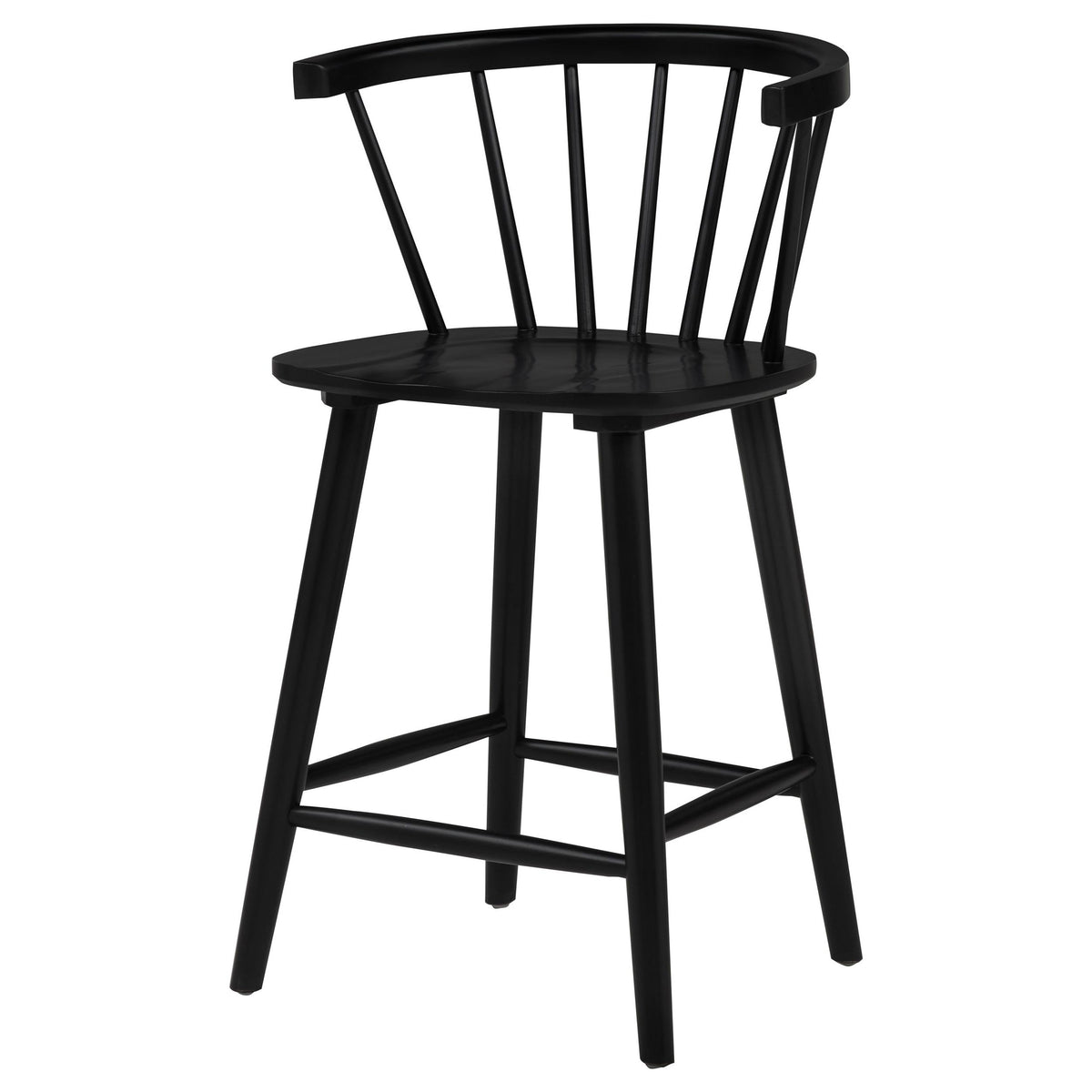 Jeffries Black Counter Height Chair, Set of 2 from Coaster - Luna Furniture