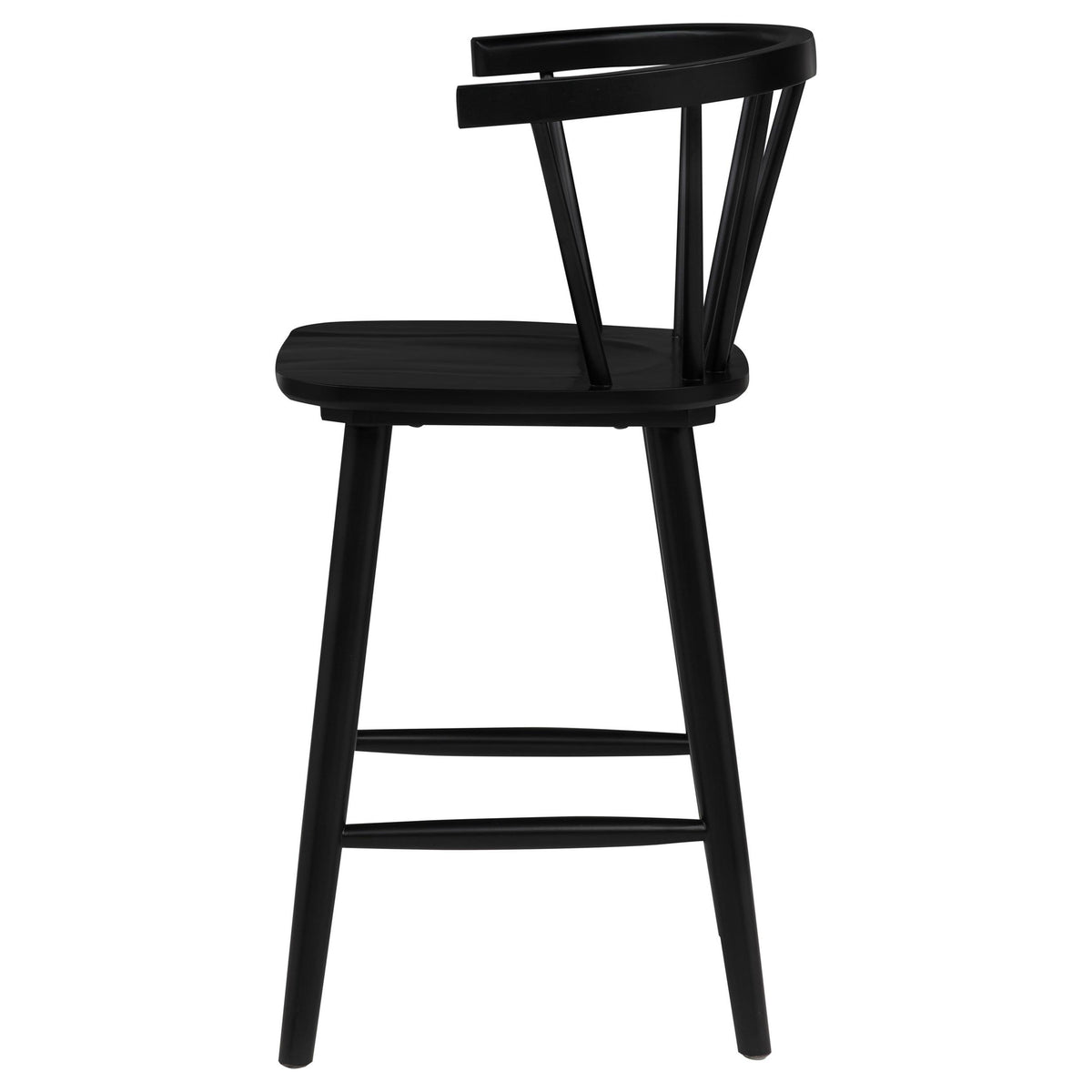 Jeffries Black Counter Height Chair, Set of 2 from Coaster - Luna Furniture