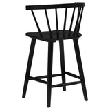 Jeffries Black Counter Height Chair, Set of 2 from Coaster - Luna Furniture