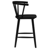 Jeffries Black Counter Height Chair, Set of 2 from Coaster - Luna Furniture