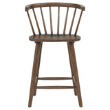 Jeffries Walnut Spindle Back Counter Height Chair, Set of 2 from Coaster - Luna Furniture