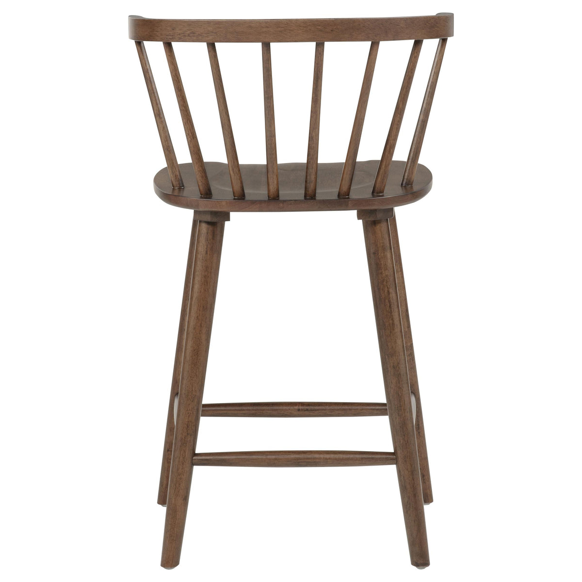 Jeffries Walnut Spindle Back Counter Height Chair, Set of 2 from Coaster - Luna Furniture
