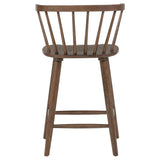 Jeffries Walnut Spindle Back Counter Height Chair, Set of 2 from Coaster - Luna Furniture