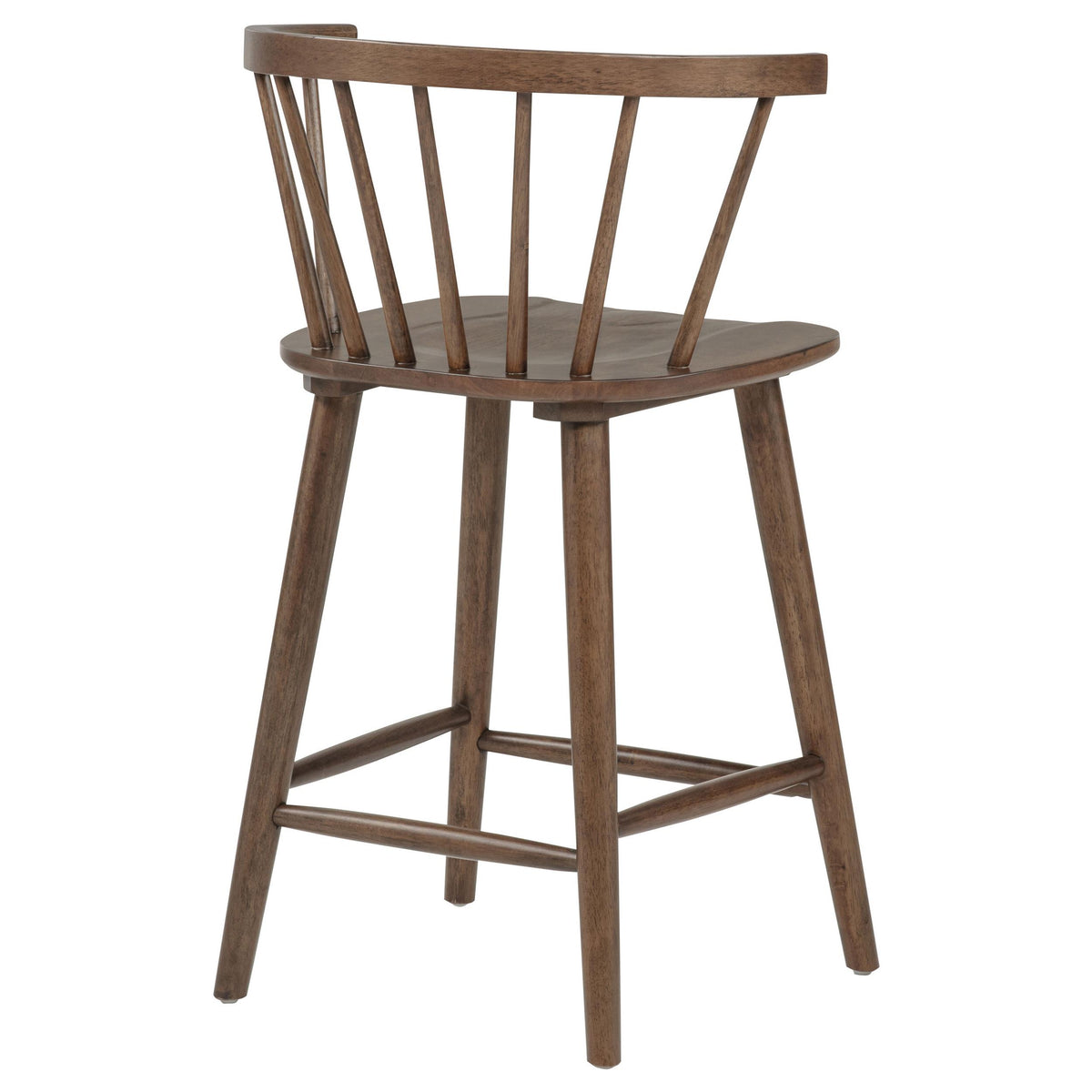 Jeffries Walnut Spindle Back Counter Height Chair, Set of 2 from Coaster - Luna Furniture