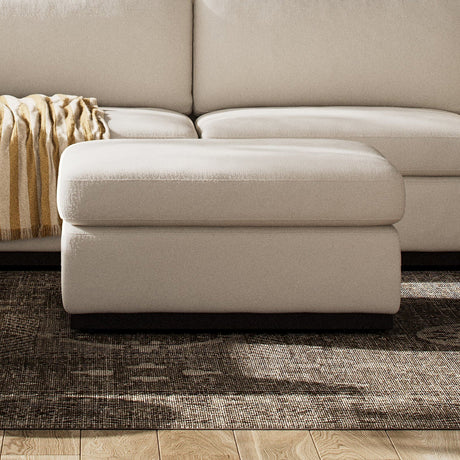 Colt Sectional Ottoman in Crypton Nomad Marshmallow from Four Hands - Luna Furniture