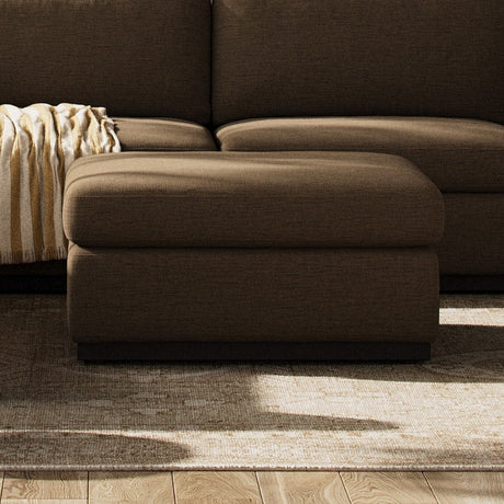 Colt Sectional Ottoman in Crypton Nomad Mushroom from Four Hands - Luna Furniture