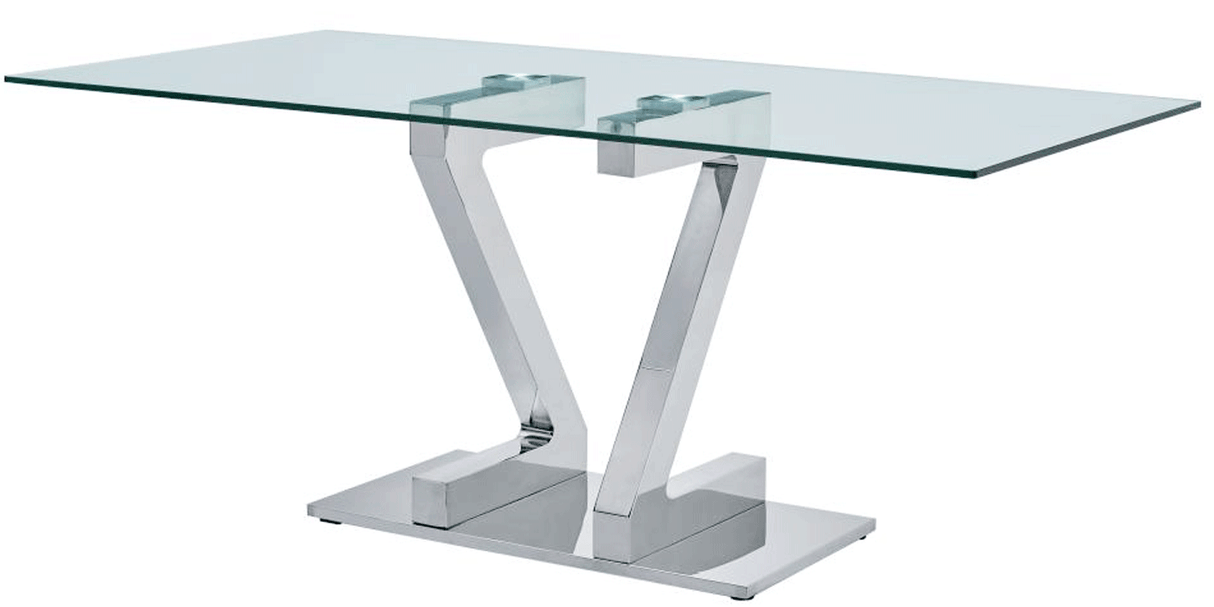 Zig Zag Dining Table 160 from ESF Furniture - Luna Furniture
