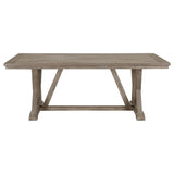 Cornelia Coastal Gray 5-Piece Rectangular Dining Set from Coaster - Luna Furniture