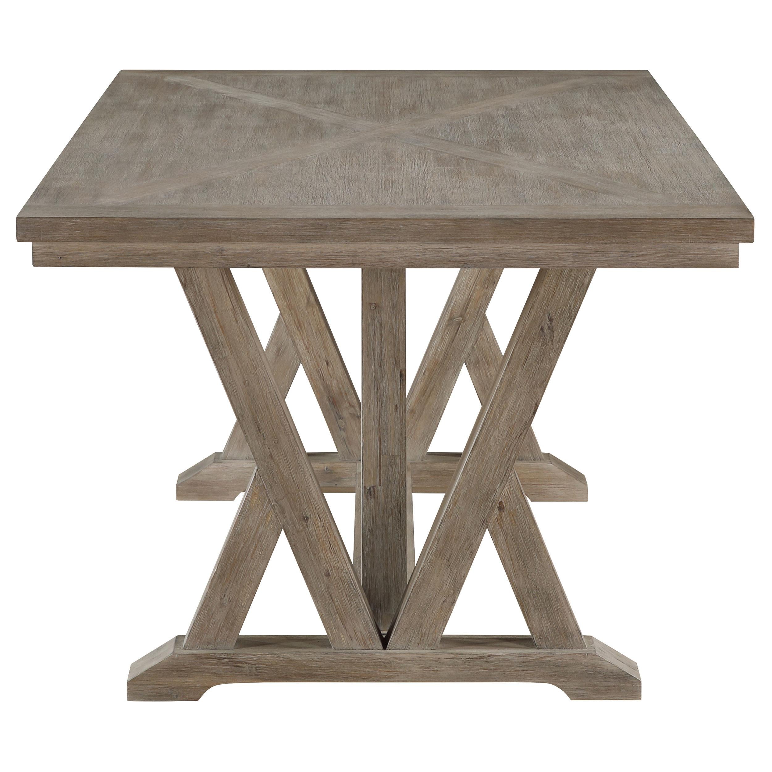 Coaster Cornelia Coastal Gray 5-Piece Rectangular Dining Set
