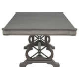 Cresswell Weathered Taupe 7-Piece 104-inch Extension Dining Set from Coaster - Luna Furniture