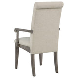 Cresswell Weathered Taupe 7-Piece 104-inch Extension Dining Set from Coaster - Luna Furniture