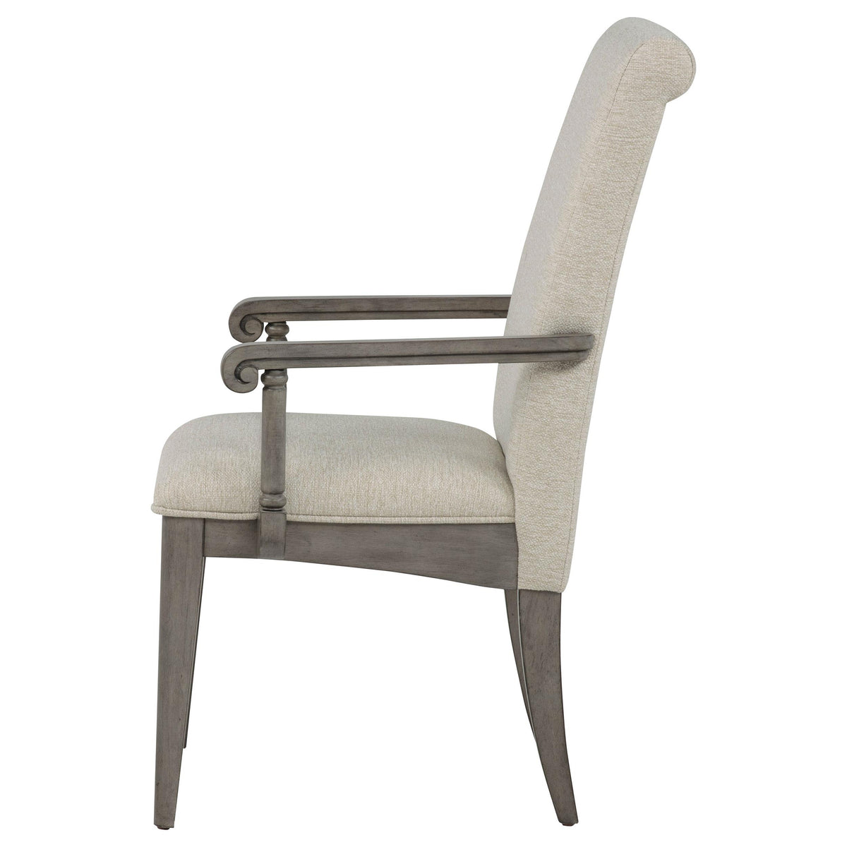 Cresswell Tan/Weathered Taupe Upholstered Dining Arm Chair, Set of 2 from Coaster - Luna Furniture