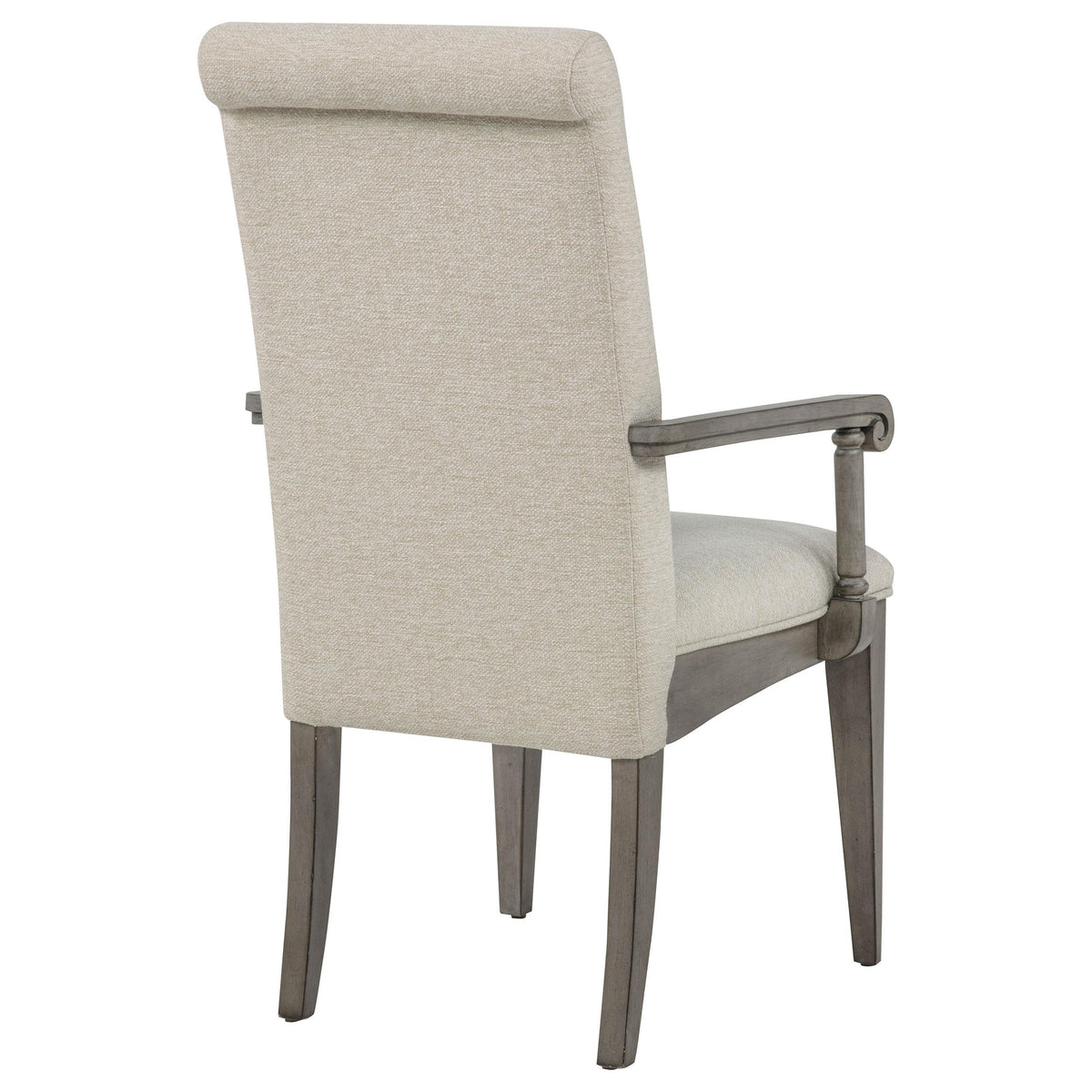 Cresswell Tan/Weathered Taupe Upholstered Dining Arm Chair, Set of 2 from Coaster - Luna Furniture