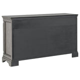 Cresswell 2-door 3-drawer Wine Storage Buffet Weathered Taupe from Coaster - Luna Furniture