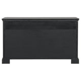 Cresswell 2-door 3-drawer Wine Storage Buffet Weathered Taupe from Coaster - Luna Furniture
