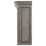 Cresswell 2-tier Touch Light Hutch Display Cabinet Weathered Taupe from Coaster - Luna Furniture