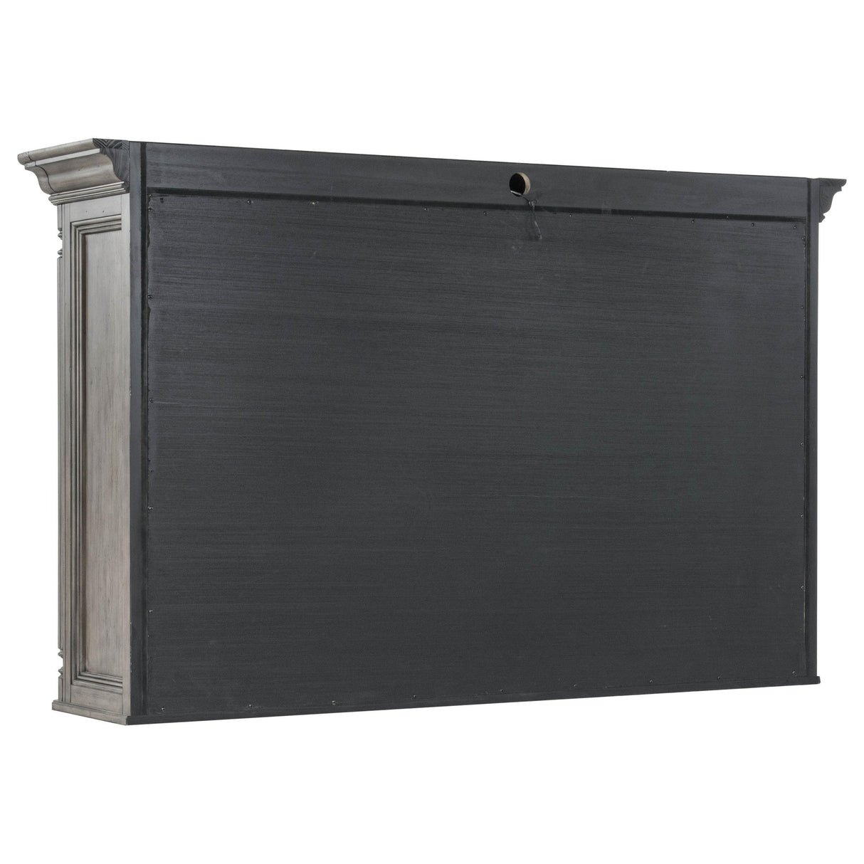 Cresswell 2-tier Touch Light Hutch Display Cabinet Weathered Taupe from Coaster - Luna Furniture