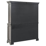 Cresswell Weathered Taupe 2-Door and 3-Drawer Buffet and Hutch from Coaster - Luna Furniture
