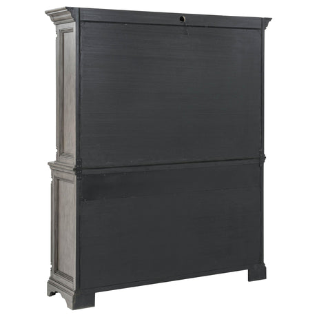 Cresswell Weathered Taupe 2-Door and 3-Drawer Buffet and Hutch from Coaster - Luna Furniture