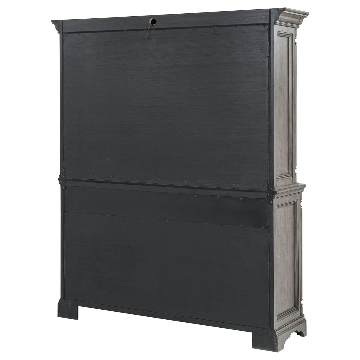 Cresswell Weathered Taupe 2-Door and 3-Drawer Buffet and Hutch from Coaster - Luna Furniture