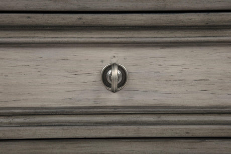 Cresswell Weathered Taupe 2-Door and 3-Drawer Buffet and Hutch from Coaster - Luna Furniture