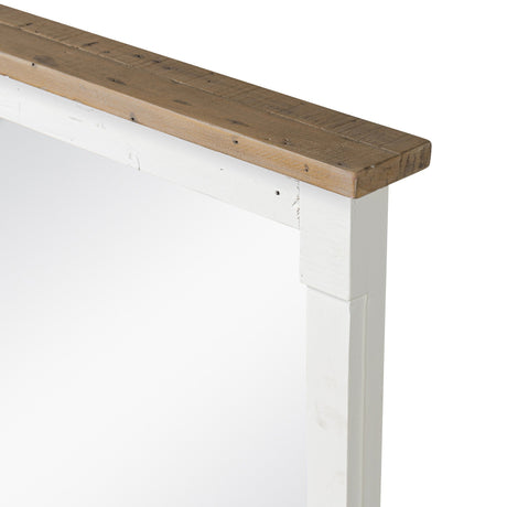 Cintra Large Mirror in Limestone White from Four Hands - Luna Furniture