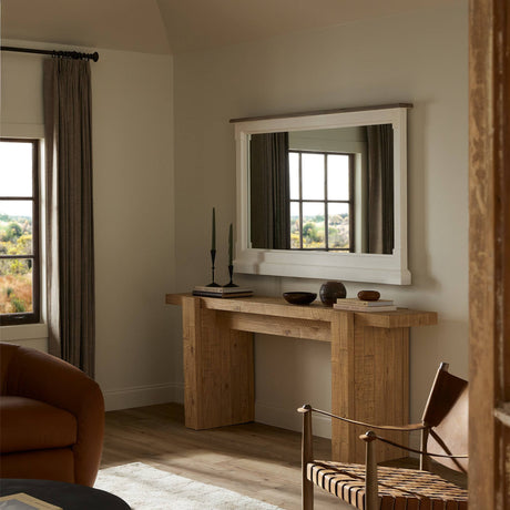 Cintra Large Mirror in Limestone White from Four Hands - Luna Furniture