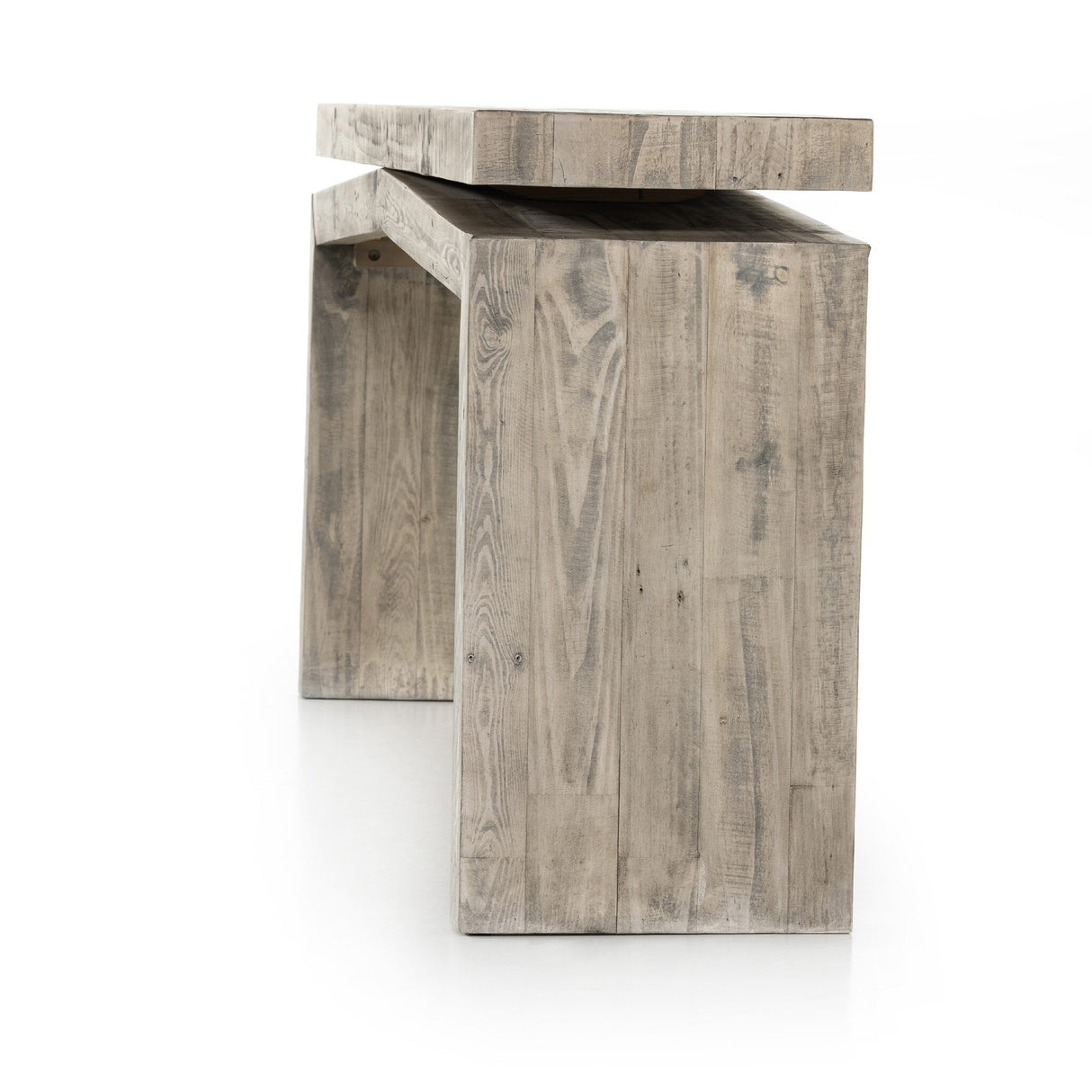 Matthes Console Table - 79" in Weathered Wheat from Four Hands - Luna Furniture