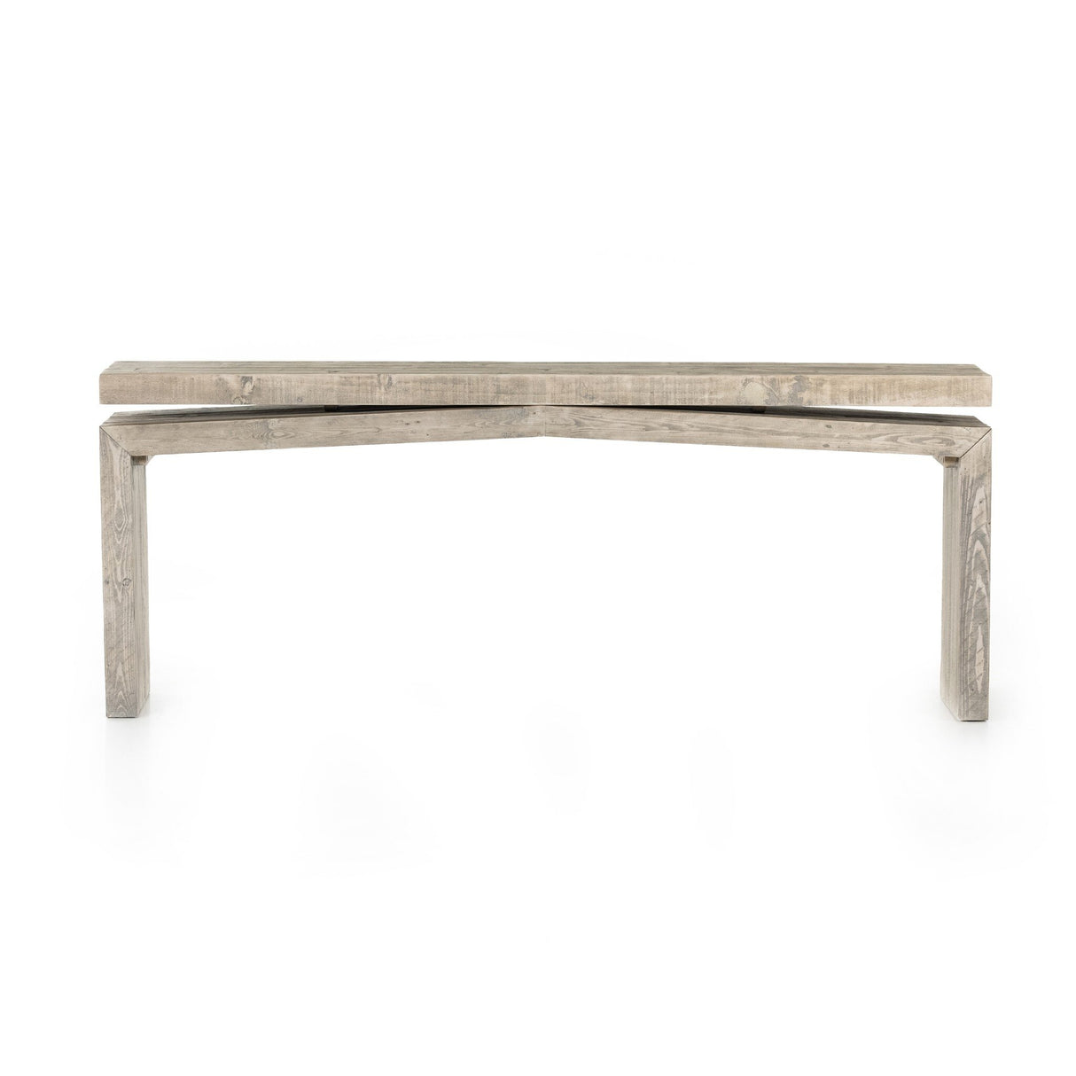 Matthes Console Table - 79" in Weathered Wheat from Four Hands - Luna Furniture