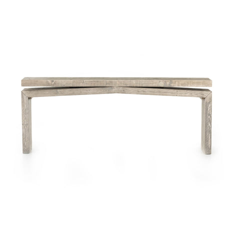 Matthes Console Table - 79" in Weathered Wheat from Four Hands - Luna Furniture