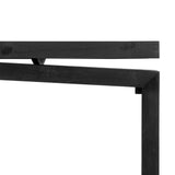 Matthes Console Table - 79" in Aged Black Pine from Four Hands - Luna Furniture
