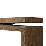 Matthes Console Table - 79" in Rustic Grey Veneer from Four Hands - Luna Furniture