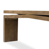 Matthes Console Table - 79" in Rustic Grey Veneer from Four Hands - Luna Furniture