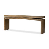 Matthes Console Table - 79" in Rustic Grey Veneer from Four Hands - Luna Furniture