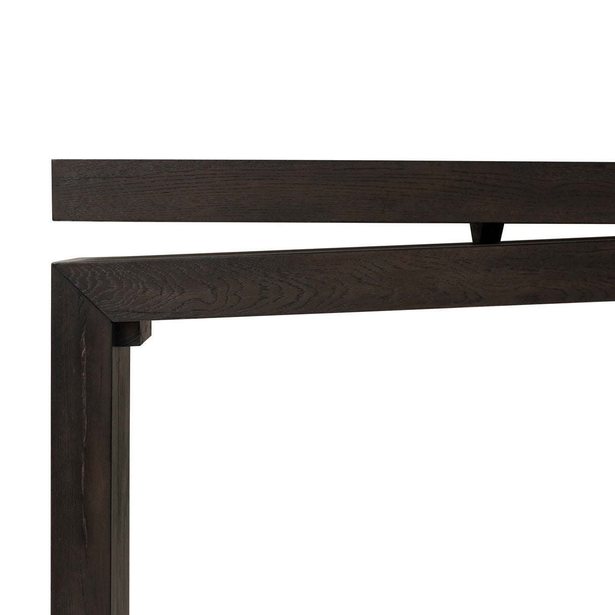 Matthes Console Table - 79" in Smoked Black Veneer from Four Hands - Luna Furniture