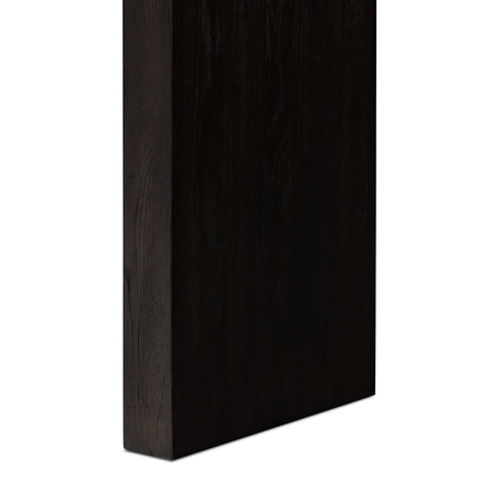 Matthes Console Table - 79" in Smoked Black Veneer from Four Hands - Luna Furniture