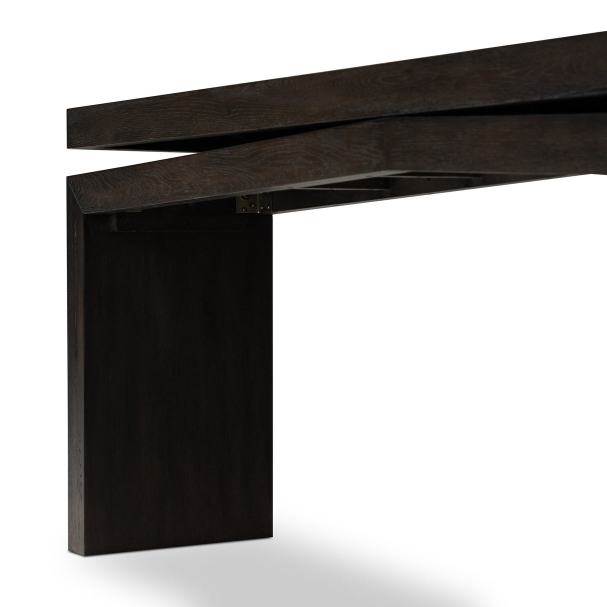Matthes Console Table - 79" in Smoked Black Veneer from Four Hands - Luna Furniture